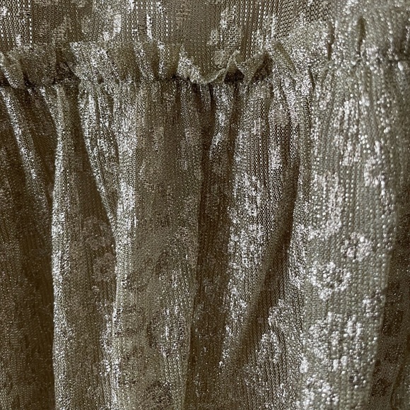 Zara Kids Collection Gold Animal Print Glittery Sleeveless Dress - Picture 8 of 8